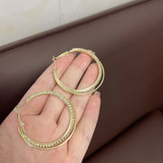 Diamond Simple Bracelet Eardrop Earring Korean Simple Temperamental