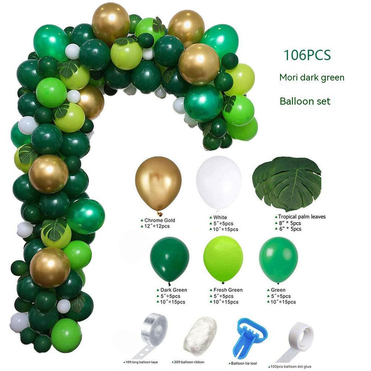 Jungle Theme Party Decoration Balloon Chain Set