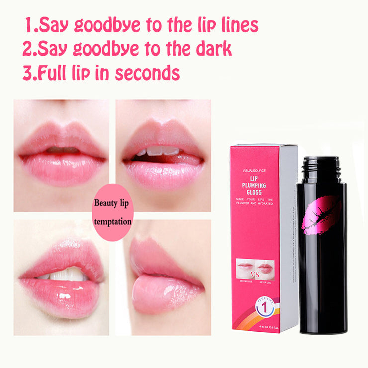 Lip Plumping Gloss Moisturizer Lip Skin Care Essence Anti Aging Anti-Wrinkle Lip Plumper Liquid Serum