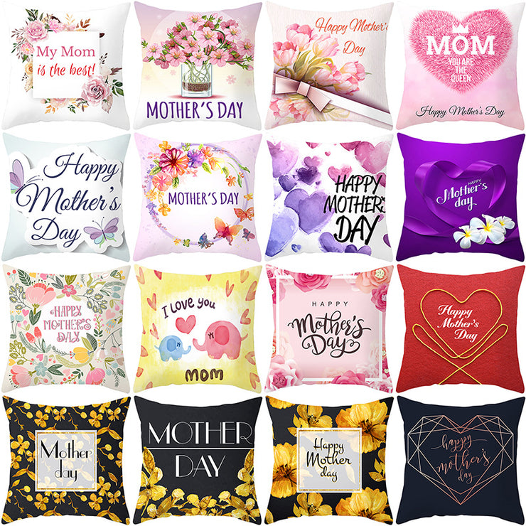 Mother's Day Gift Peach Skin Pillowcase