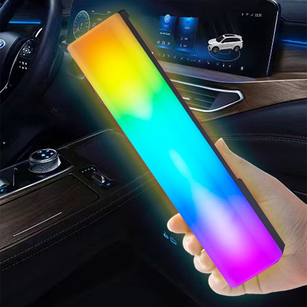 3D RGB Light Pick-up Table Top Ambiance Lamp Colorful Music Voice-activated Rhythm Light Home Decor For PC Game For Holiday Gifts