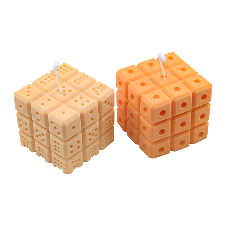 New Silicone Square Dice Candle Mold Aromatherapy Candle