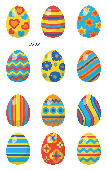 Children's Tattoo Sticker Egg Easter