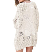 Long-sleeved Lightweight Loose Cardigan Sweater