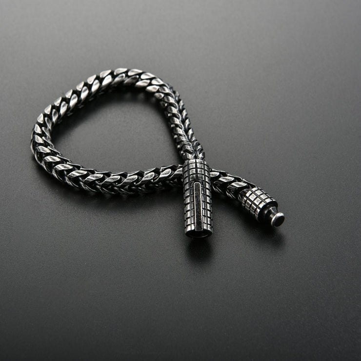 Custom Stainless Steel Vintage Mens Bracelet