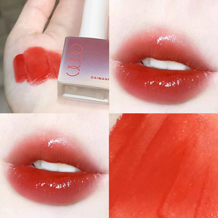 DAIMANPU Small Ice Cube Jelly Lip Lacquer Lip Gloss Water Light Female Moisturizing And Nourishing Lipstick Student