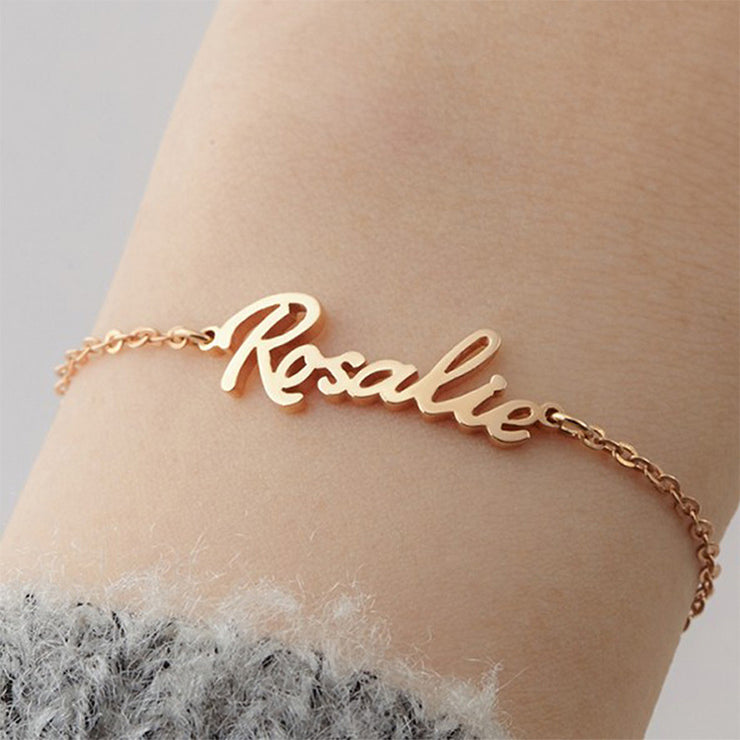 Fashion Stainless Steel Custom Name Bracelet