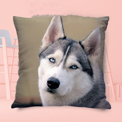 Husky pillow custom funny pillowcase