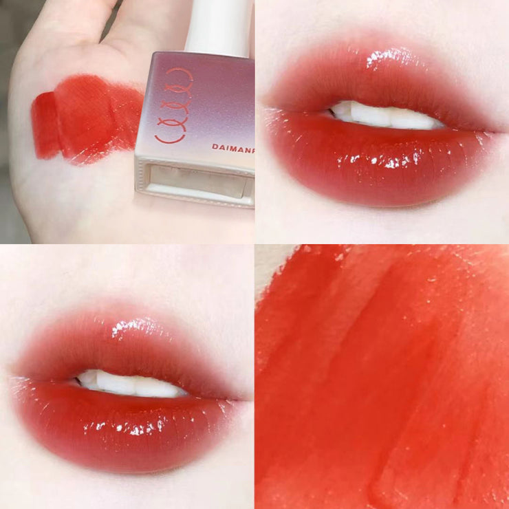 DAIMANPU Small Ice Cube Jelly Lip Lacquer Lip Gloss Water Light Female Moisturizing And Nourishing Lipstick Student