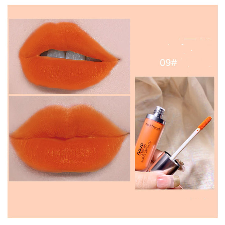 NOVO Cream Ice Cream Velvet Matte Lip Lacquer Female Student