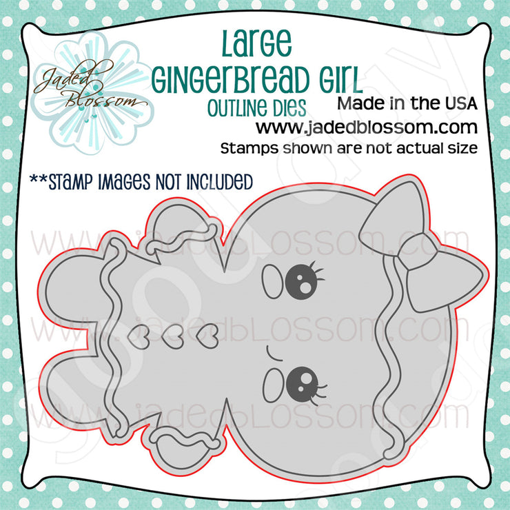 Gingerbread Girl Gnome Accessories Decorative Cutting Die