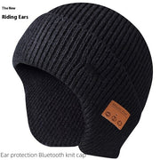 Thickened Blue Tooth Cap Knitted