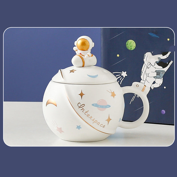 Astronaut Ceramic Mug Planetary Mug