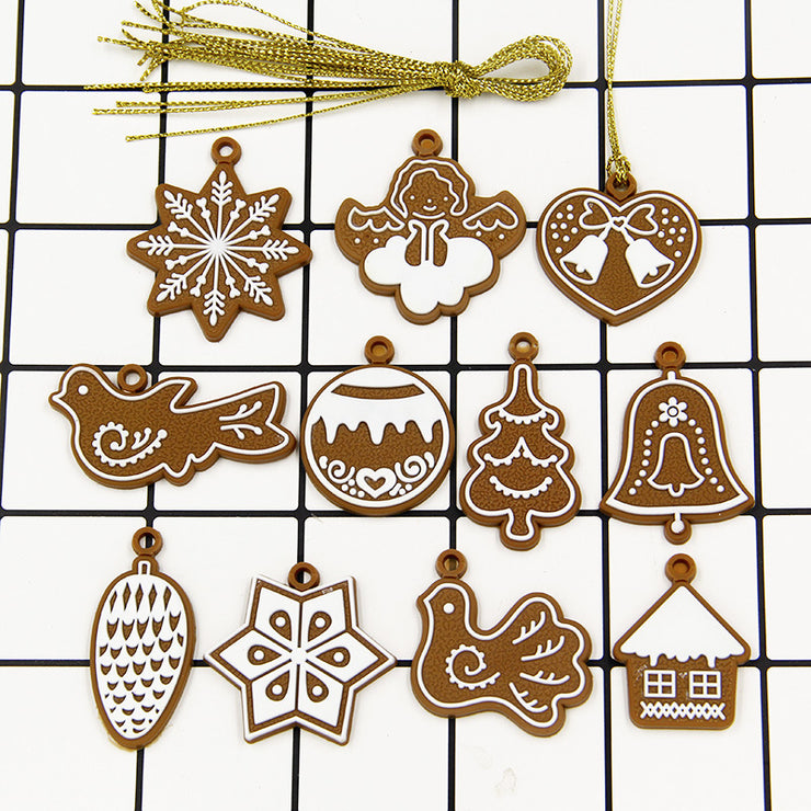 Gingerbread Snowflake Animal Crafts Pendant