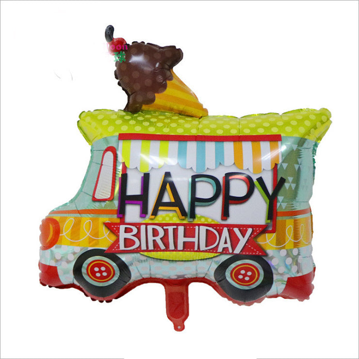 Children's Cartoon Theme Baby Birthday Decoration